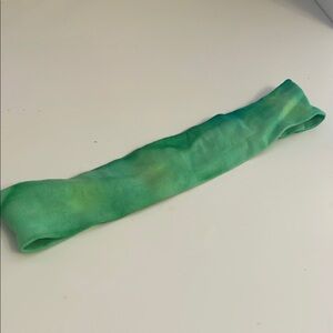 Green Tie-Dye Headband
